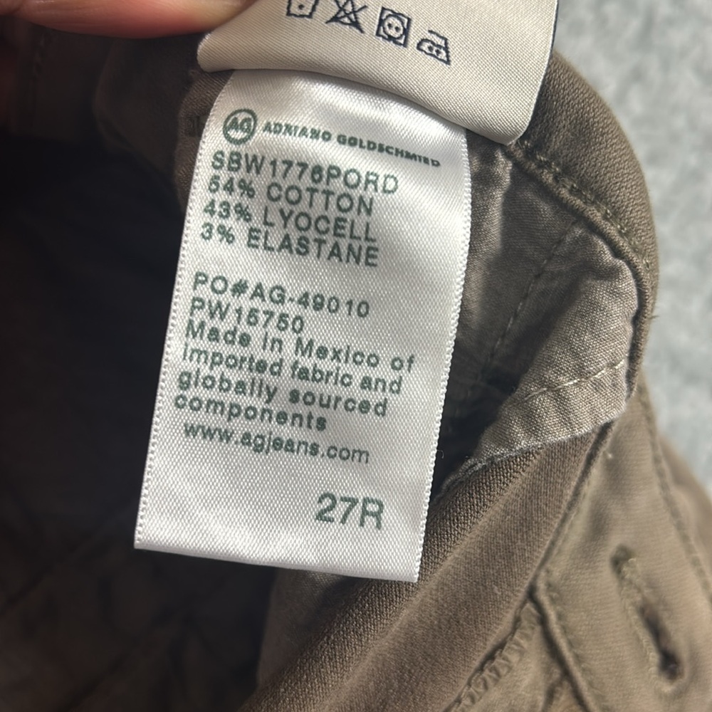 💚👖AG Adriano Goldschmied Shorts Sz 27R The Caden Tailored Short Cotton Stretch - Picture 6 of 6